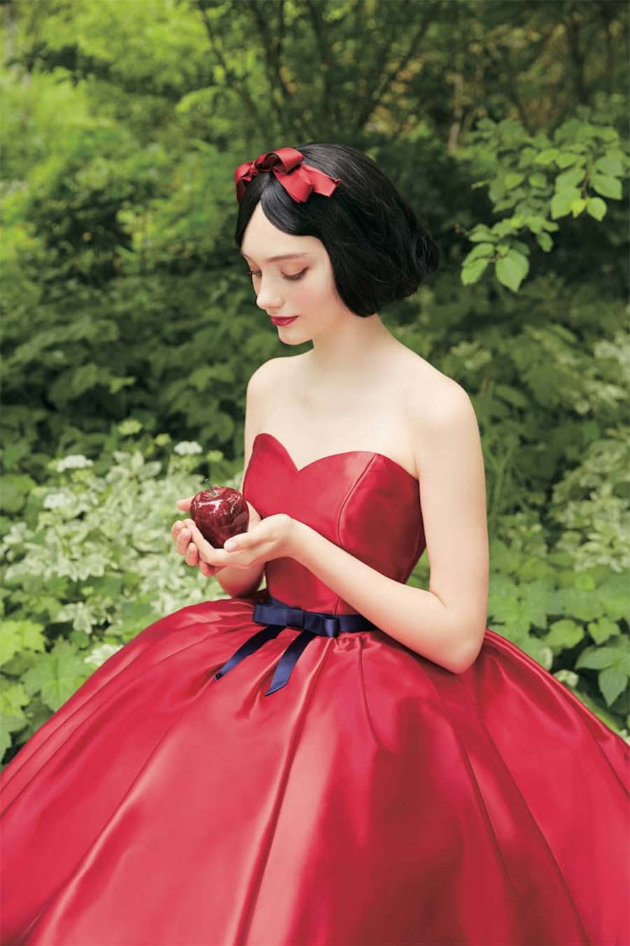 princesa vestido vermelho disney
